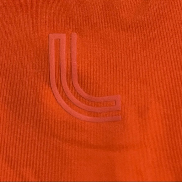 Women’s Lole Athletic Running Tank Top With Pocket Orange & White Size Small - Picture 10 of 13